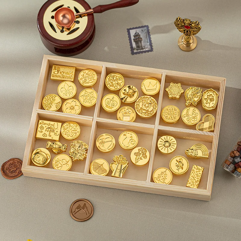 Sellos de cera navideña, cera  - Wax Seal Stamp Set reseña y precio